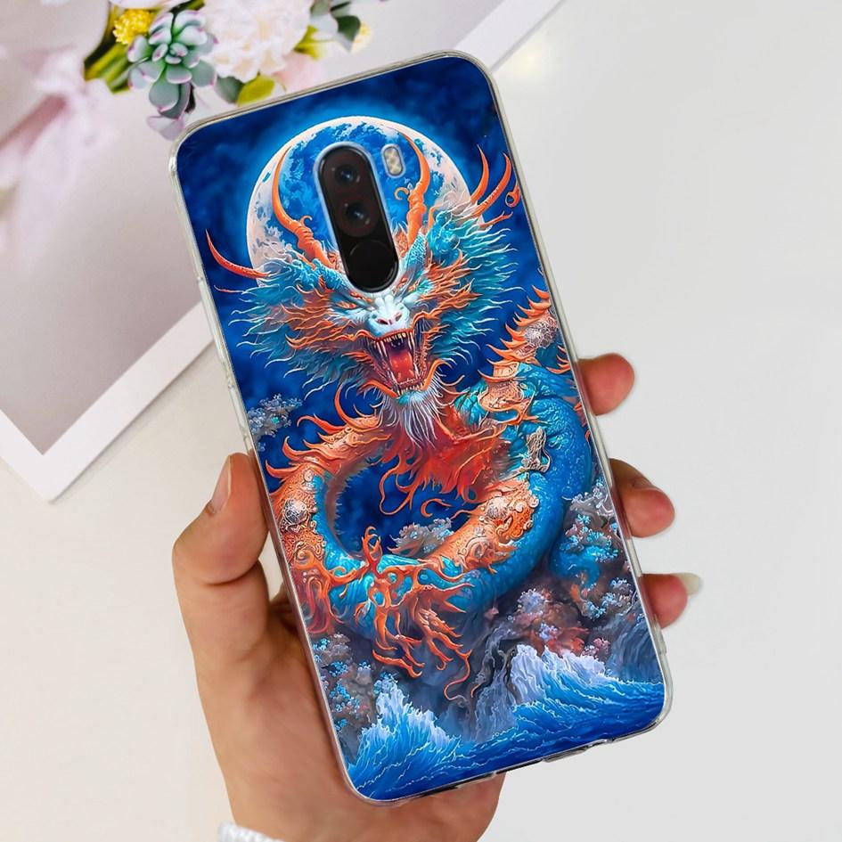 6.81" For Xiaomi Mi Pocophone F1 Case Silicone Back Cover Fashion TPU Phone Case For Xiaomi Poco F1 Cases PocofoneF1 Soft Bumper