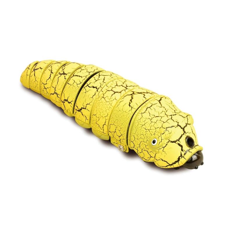 Non-Toxic Simulation Tricky Rc Caterpillar Robot Simulated Cute Animals Remote Control Insects Halloween Toys For Kids Children'S Gifts