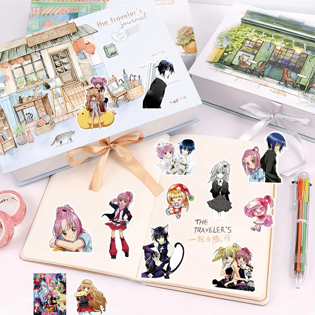 82Pcs Shugo Chara! Stickers Anime Character Graffiti Diy Guitar Refrigerator Phone Laptop Suitcase Water Cup Skateboard