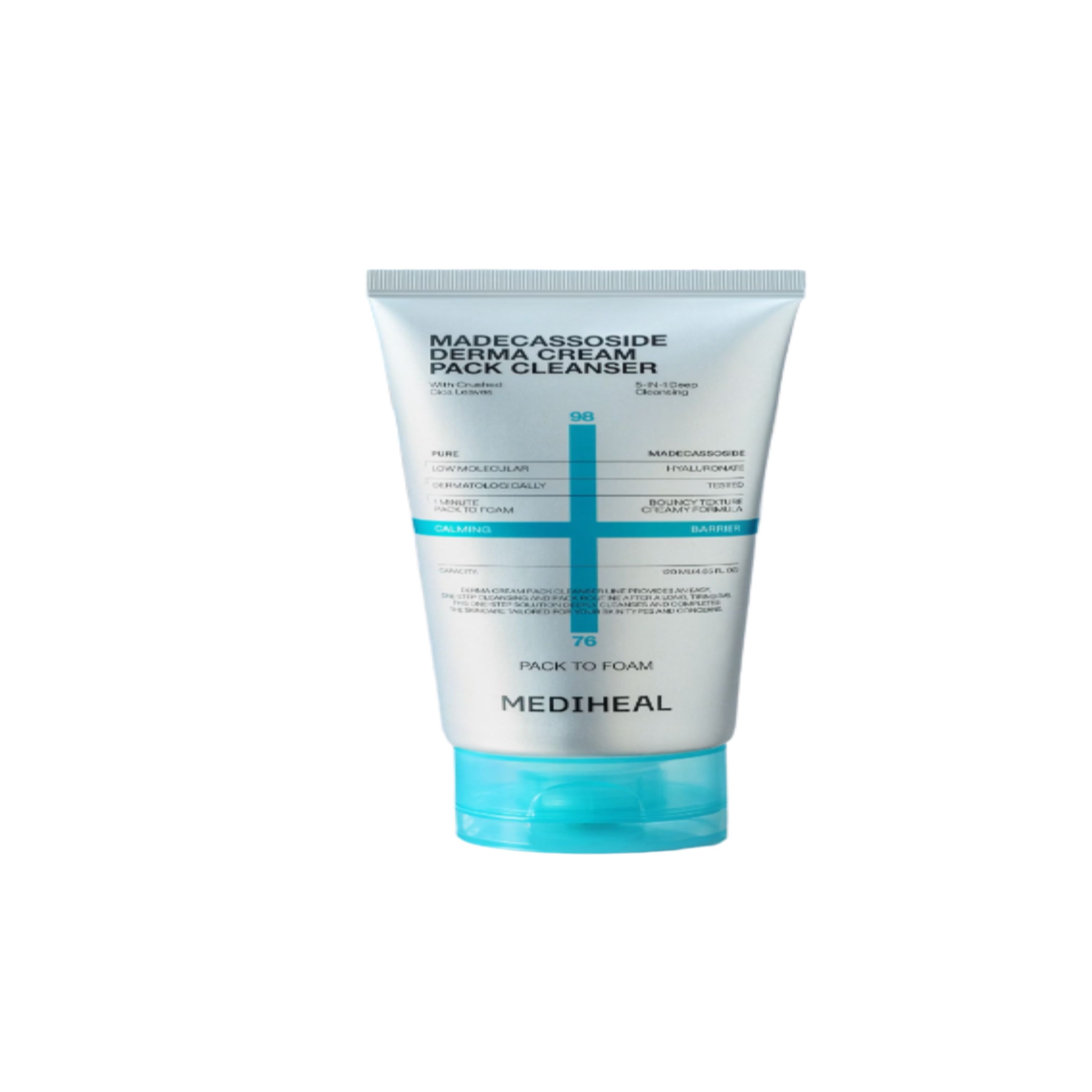 Mediheal Derma Cream Pack Cleanser 120ml NO1 Madecaside