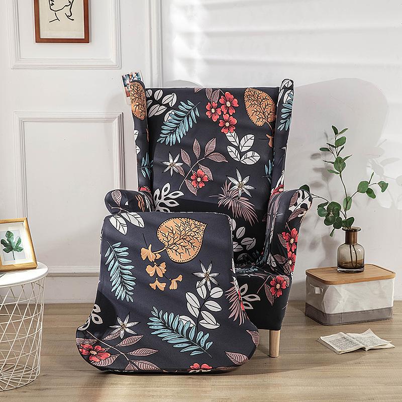 Elastic One-Piece Tiger Stool Cover American Scamon Seat Cushion Chair Cover Sofa Cover All-Inclusive Single Wing Back Cover