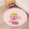 Lizzie McGuire Printed Round Rug Carpet Chair Rug Area Rug Entryway Doormats,for Office Chair Living Room Bedroom Kitchen Room.