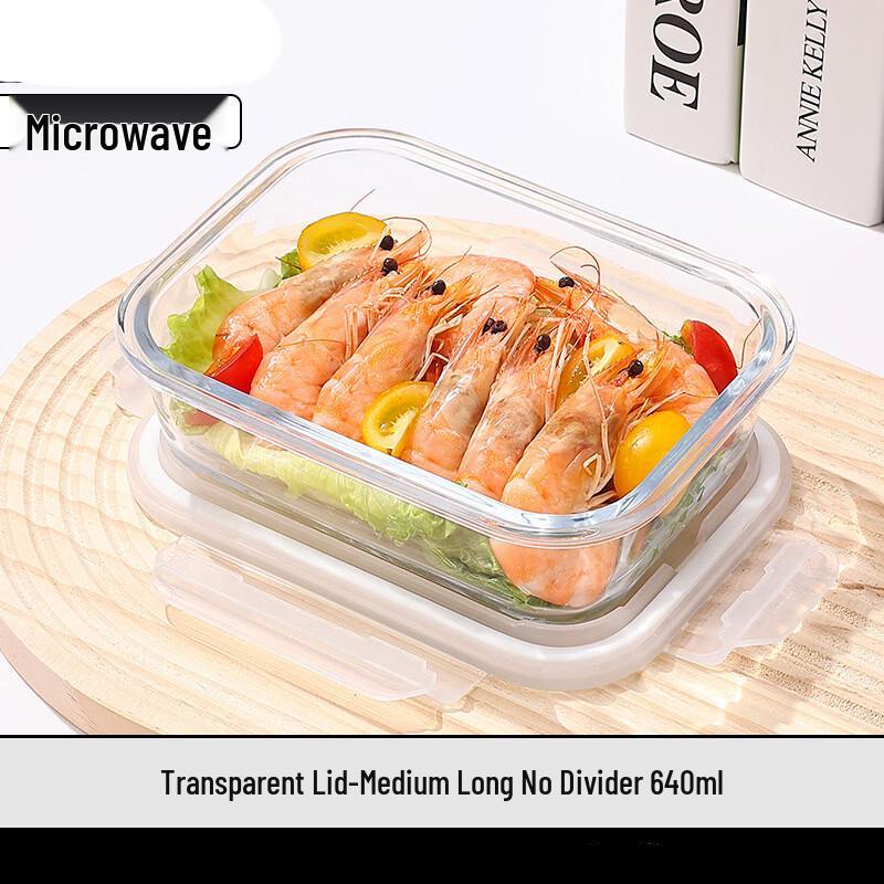 YOLCO Microwave Safe Glass Food Storage Containers