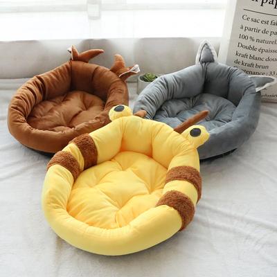 Huisdier Nest Kussen Verdikt Cartoon Stijl Kattennest Hoge Rugleuning Nest Knuffelende Hond Hond Kat Universeel Nest Hondenmatras