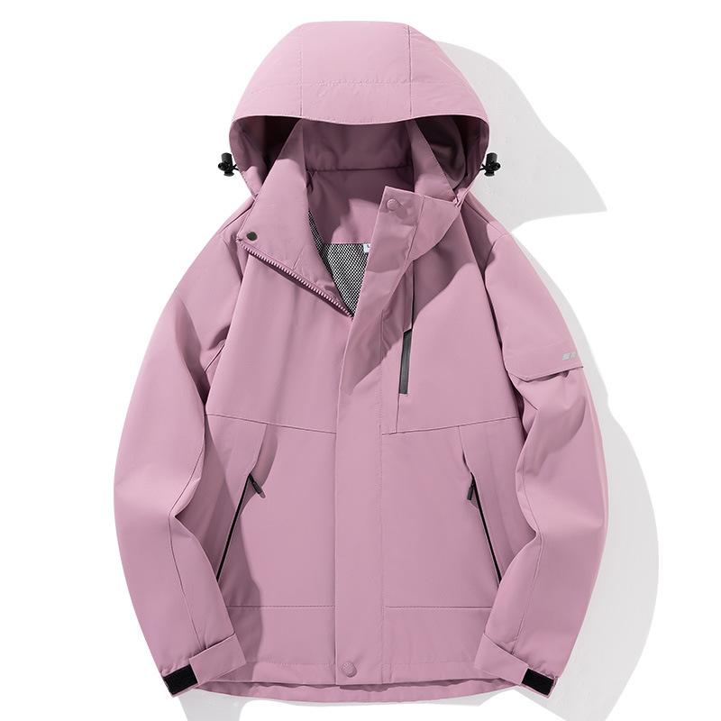

Single Jacket Women s Jacket Outdoor Windproof and Waterproof Mountaineering Coat In Spring and Autumn 4XL