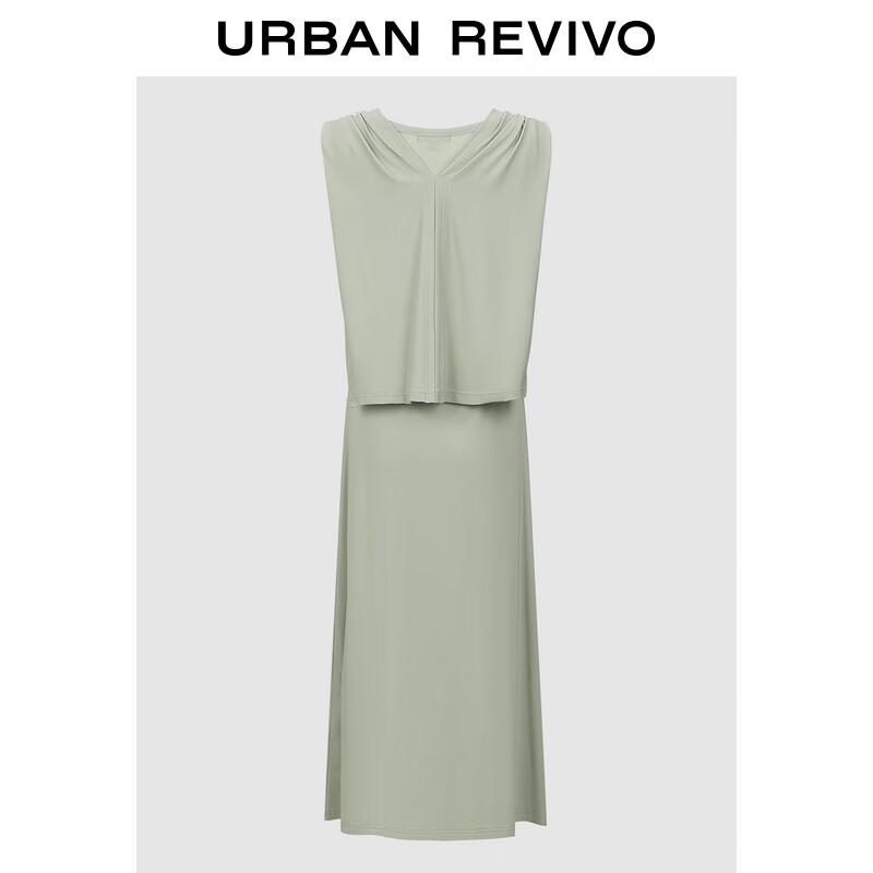 

UR Women s Shawl Spliced Sleeveless Dress XL