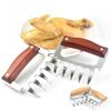 Nuevas Garras de Oso para Carne Acero Inoxidable Triturador de Carne para Barbacoa Garras Multifuncionales con Mango de Madera Abridor de Botellas Pavo EDC