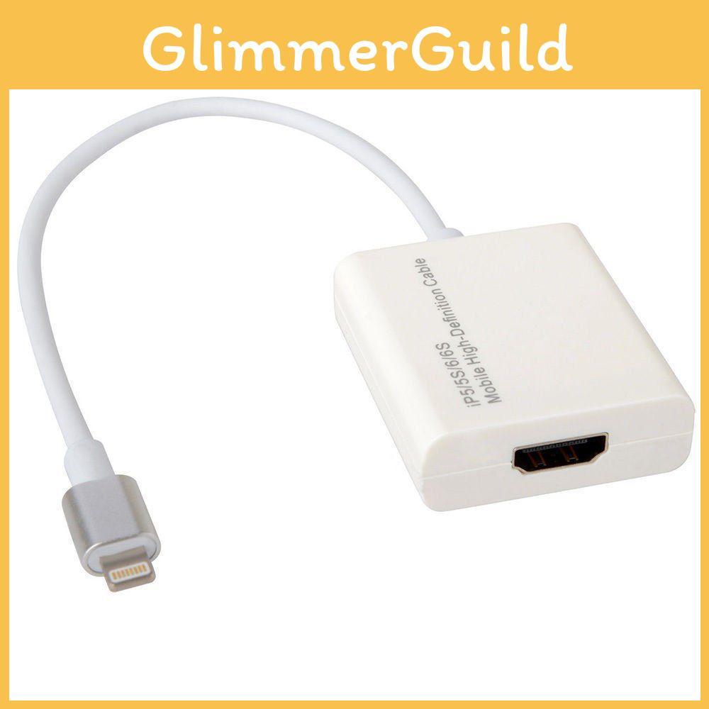 To Hdmi Lightning Adapter Cable Iphone Same Screen Hd Video Converter