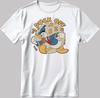 Angry Donald Duck Duck Off White Tshirt