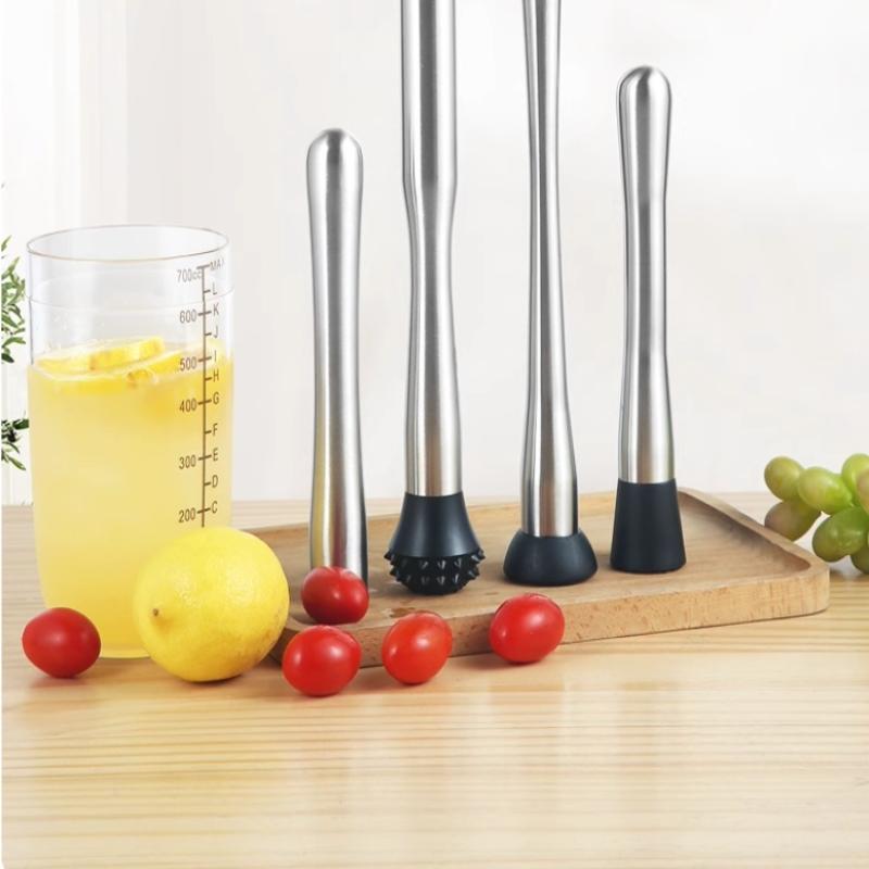 Edelstahl Cocktail Muddler Shaker Mit Zerquetschhammer DIY Getränke Obst Muddler Zerstoßenes Eis Barwerkzeug
