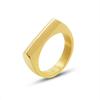 18K Gold-Plated Titanium Steel Geometric Stacking Rings