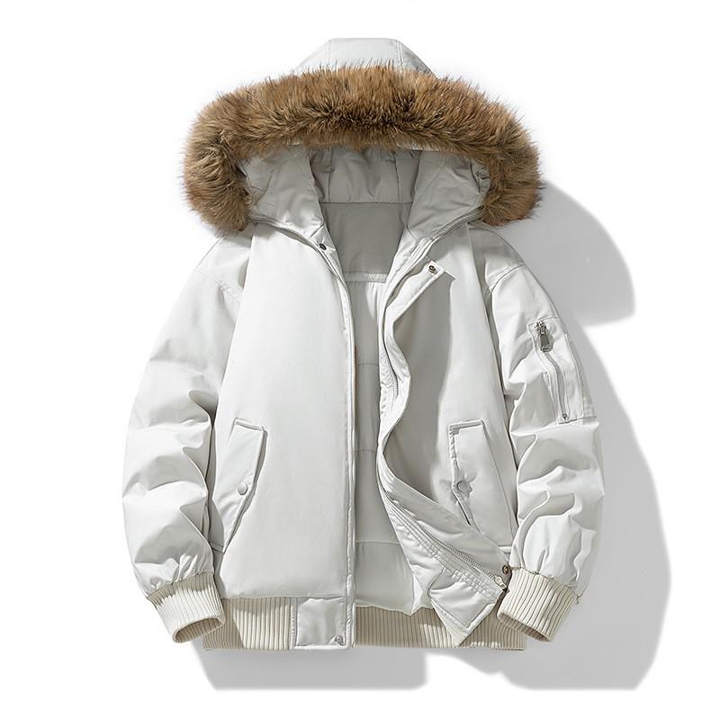 Unisex Thick Cotton Puffer Jacket With
