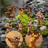 8x 1:64 Mini Middle East Soldiers Figure Models,Playset Prop Themed Toy Collectibles Miniature