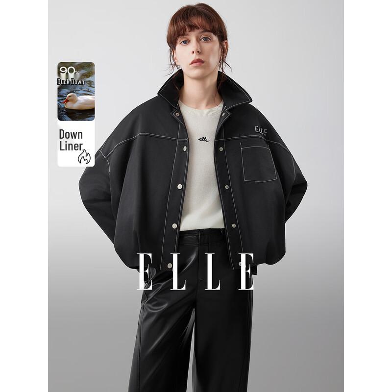 ELLE 90 Women s Short Workwear Duck Down Jacket M