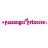 Reflective Passenger Princess Car Stickers  For Car/Laptop/Window/Motorcycle