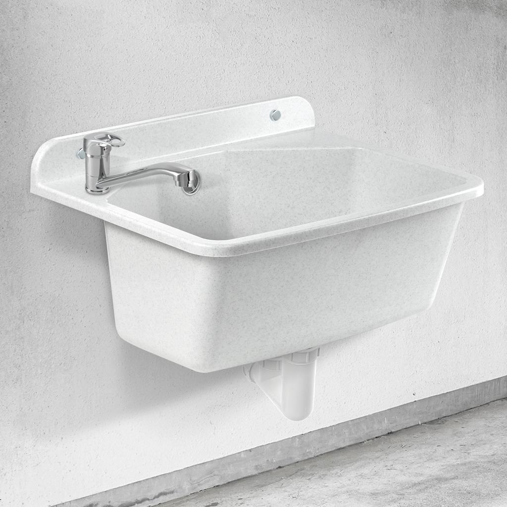KADAX Utility Sink with Swivel Faucet Gospo Ferro