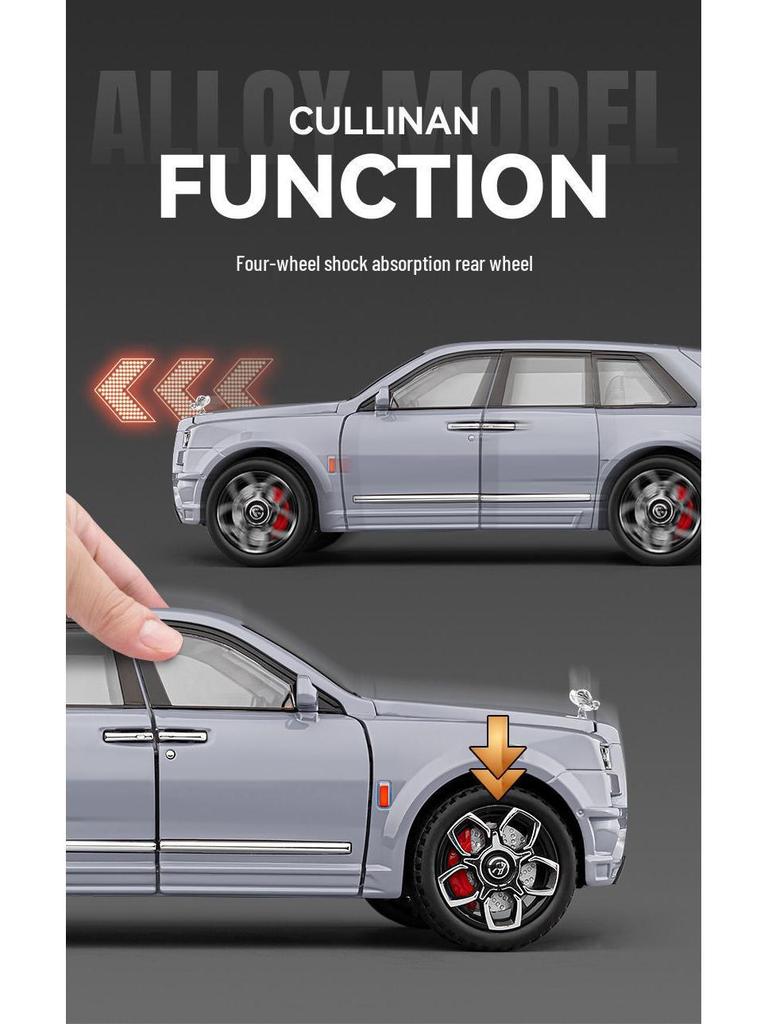 Rolls-Royce Cullinan Model Toy Car with Openable Doors - Perfect Gift for Boys On Valentine's or Children's Day.