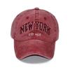 New Unisex Baseball Hats Washed Cotton Cap Letter Vintage Baseball Cap Men Women Adjustable Casual Cap Streetwear Sports Hat