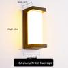LED Waterproof Wall Light with Motion Sensor for Outdoor Garden or Balcony