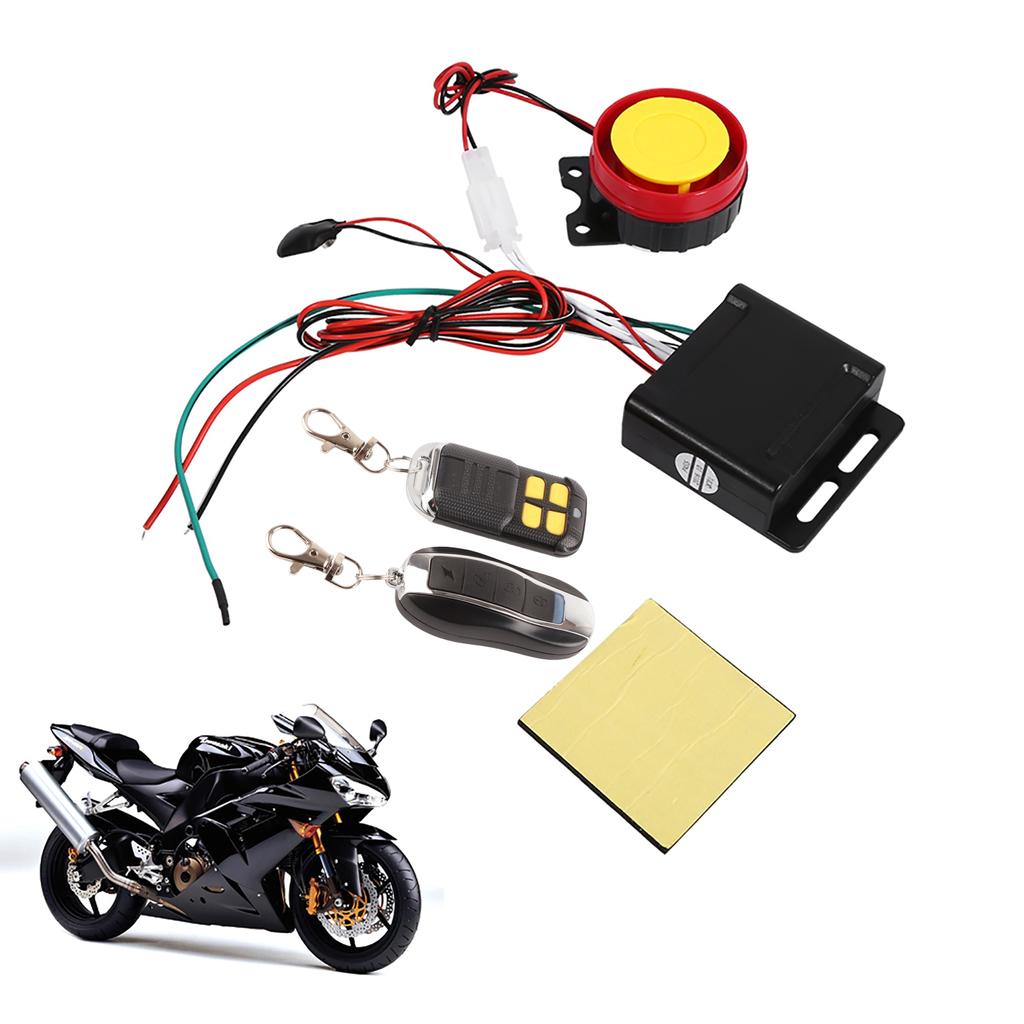 Anti Theft Security Alarm Motorcycle  Anti Theft Security Alarm System Remote Control 12V Anti Theft Security Alarm System