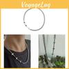 Geometrische Street Style Kette für Männer und Frauen mit Edelstahl-Finish