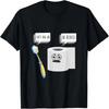 Cute Kawaii Illustration of Toothbrush and Teeth T-Shirt