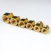1/4 3/8 1/2 3/4 Inch Brass Pipe Connector Female To Male Flare Fitting Adapeter AC Coupler
