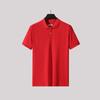 Custom Multi-Color Polo Shirt: Logo Print, Turn-Down Collar, Short Sleeve, Loose Fit, Embroidery