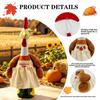 Thanksgiving Turkey Outdoor Yard Decor Costume For Garden Gnome