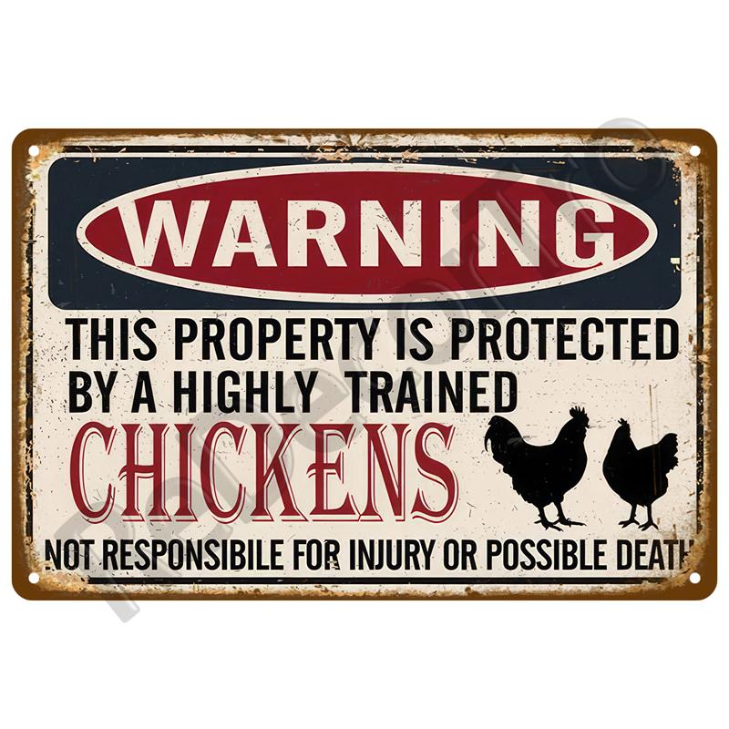 Caution Warning Metal Sign For Safety Signs Danger Beware Tin Sign Plate Home Wall Decor Vintage Plaque Home Art Painting Poster