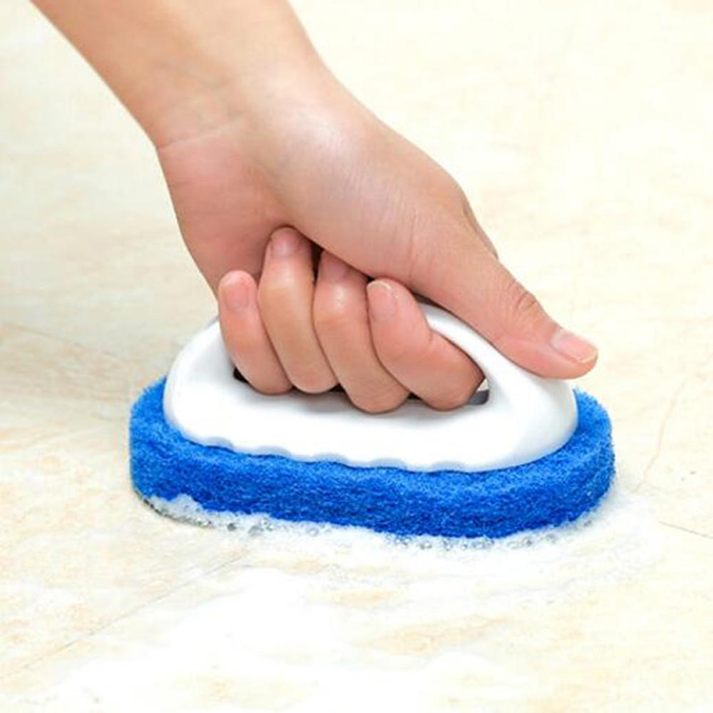 Bathroom Floor Wall Tile New Mirro Cleaning Brush Bathtub Sponge Bottom Kitchen