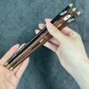 12pcs Eyebrow Pencil Eyeliner lip pencil Natural makeup Long-lasting Black dark coffee light coffee with pencil sharpener