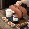 Travel Tea Set Car Outdoor Camping Kung Fu Tea Set Portable Express Cup Teapot Business Gifts