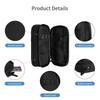 Customized Black Student Pencil Case with Double-Layer & Multifunctional Features Made of Durable Polyester