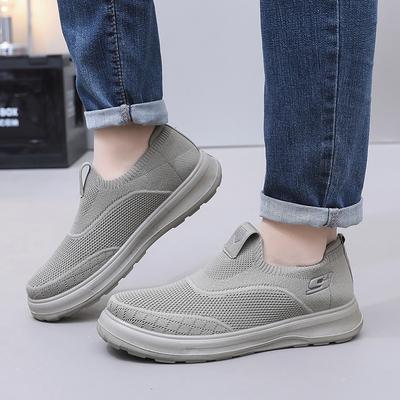 Shoes Men's 2025 Spring and Autumn New Men's Casual Soft-soled Wear-resistant Single Shoes Versatile Men's Single Shoes Dad Shoes