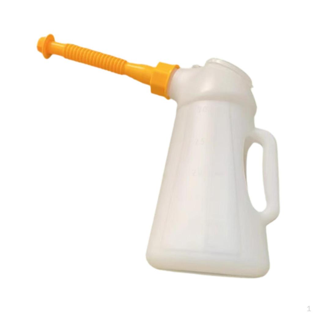 Ölkanne mit Ausgießer Spender Ausrüstung Messbehälter Krug Messung für