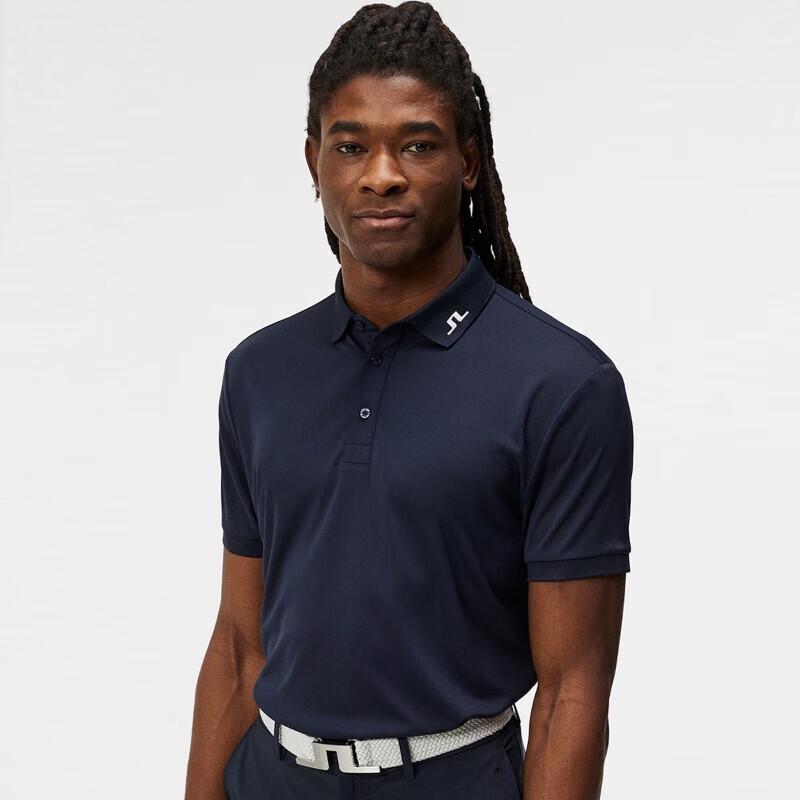 J.LINDEBERG Men's Golf Performance Polo T-Shirt