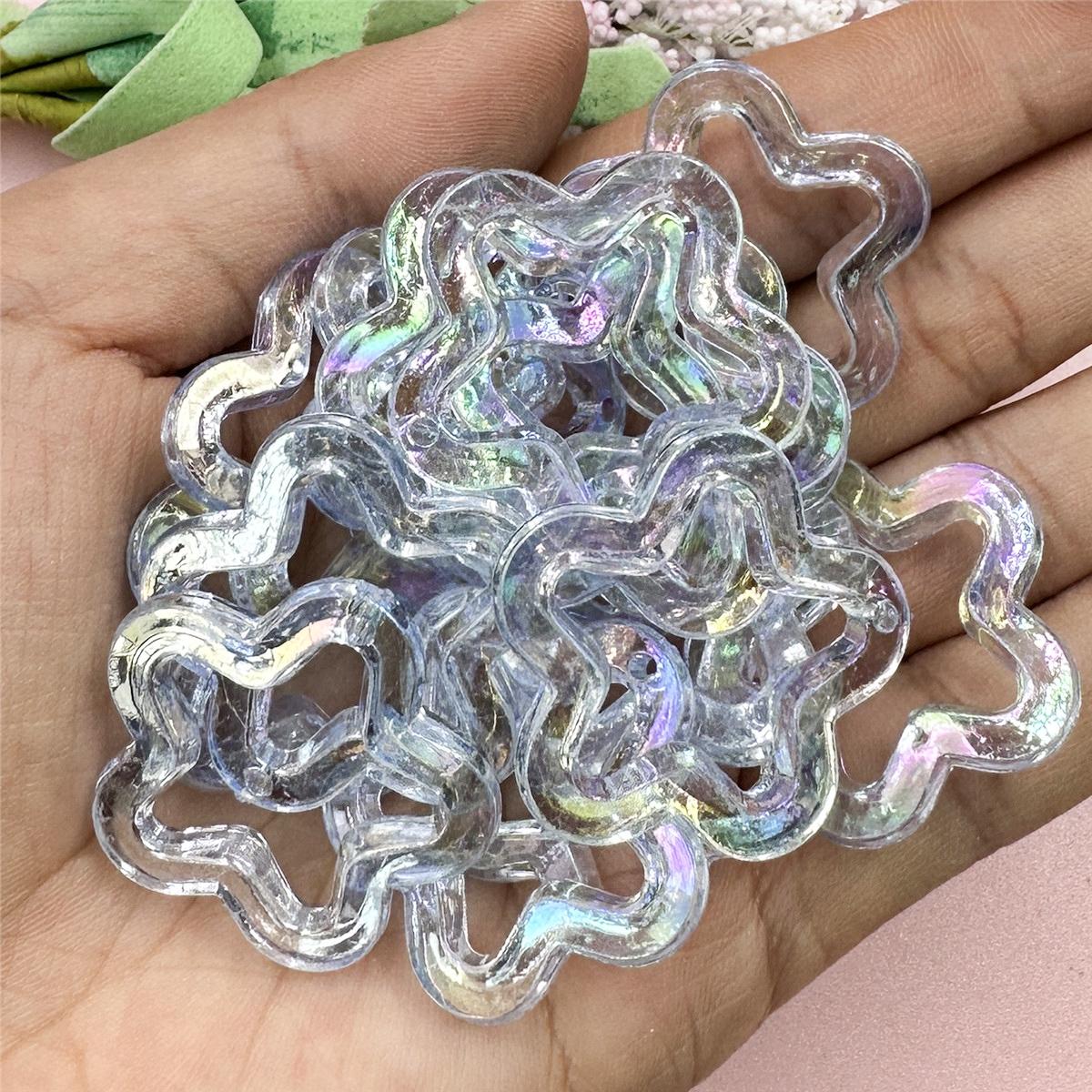 

Товары для дома, вечеринки, бусины в форме пентаграммы, 20 шт., акриловые, 29,6 мм, модное ожерелье, выдолбленные лазером, бусины в форме звезд, ювелирные аксессуары, бисерный материал