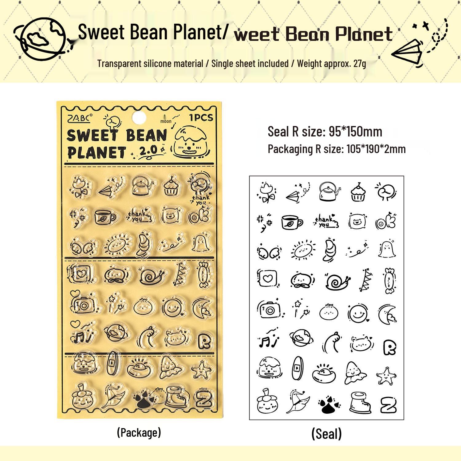 ZABC Cute House 2.0 Silicone Stamp - Transparent DIY Journal & Children s Stamp Set