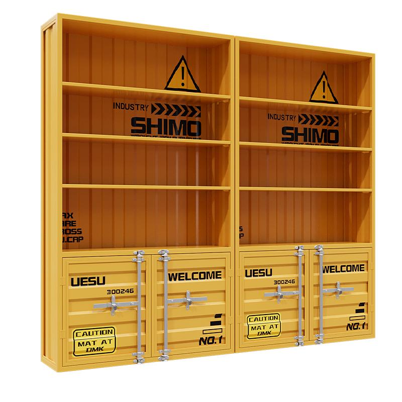 Wrought Iron Wine Display Cabinet for Restaurants and Bars