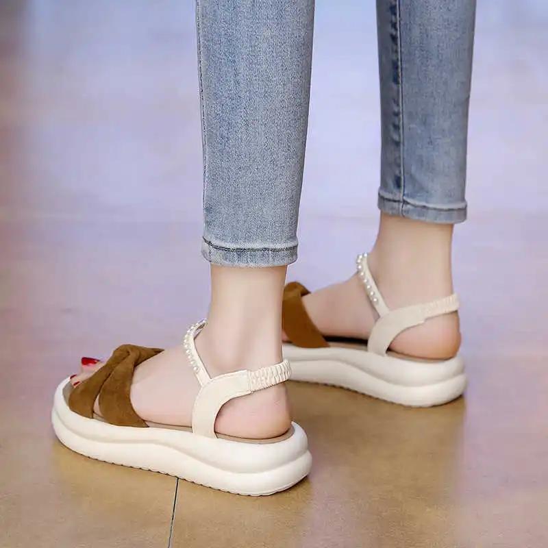 Fashion Ete Demi-season Women's Purple Sandals Washable Guest Slippers Shoes Sliding Character Sneakers Sport Kit