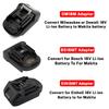 DM18M BS18MT EIN18MT Battery Adapter for Dewalt&Milwaukee/Bosch/Einhell Battery Converter To for Makita 18V Power Tools