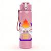 1PC Flame Game Controller Art 750ml Color Plastic Sports Water Bottle Leakproof Flip Straw Lid Suitable for Sports Office Home Use