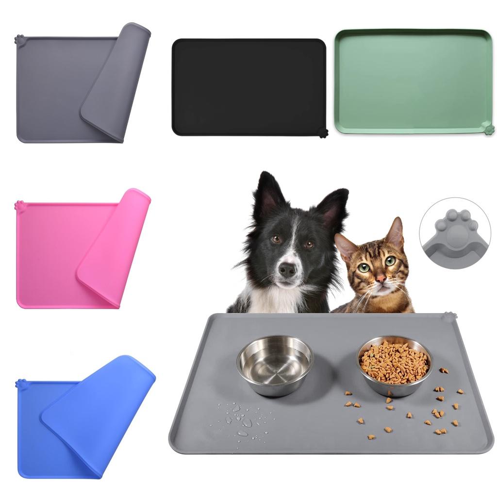 48*30*2cm Silicone Pet Mat Anti-spill Dog And Cat Feeding Mat