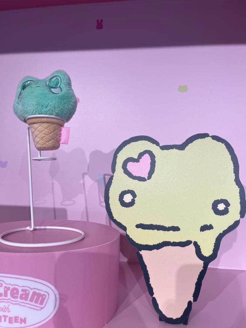 [USED] MINITEEN Pop-up Ice Cream Face Keyring THE8