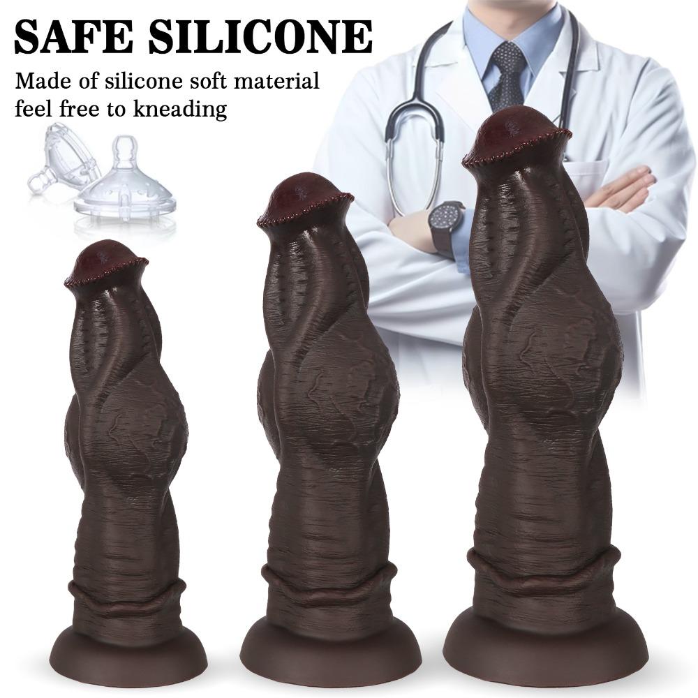 Extra Large Dildo For Women Thick Textured Adult Toy For Couple