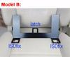 Universal ISOFIX Mount Base SUV Car Safety Seat Belt Bracket Latch 5mm Steel 1x