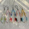 KKBEAD Bear Gummy Candy Color-Block Crystal iPhone Lanyard Jewelry
