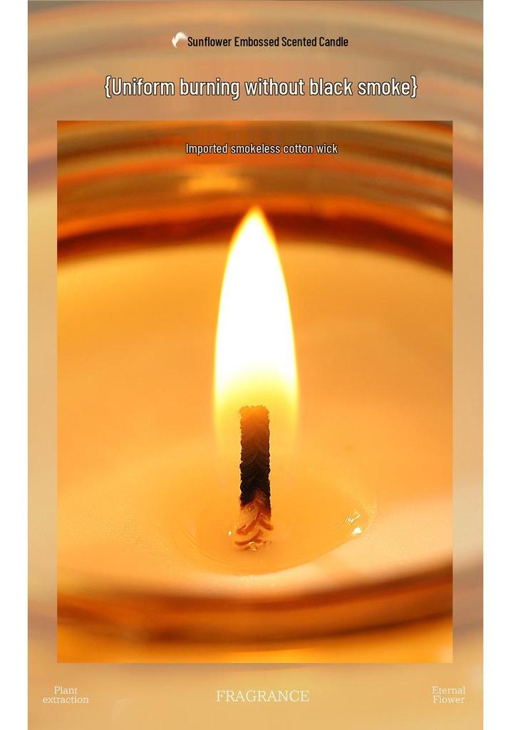 Elegant Soy Wax Scented Candle Gift Box - High-End Birthday Souvenir & Decorative Ornament