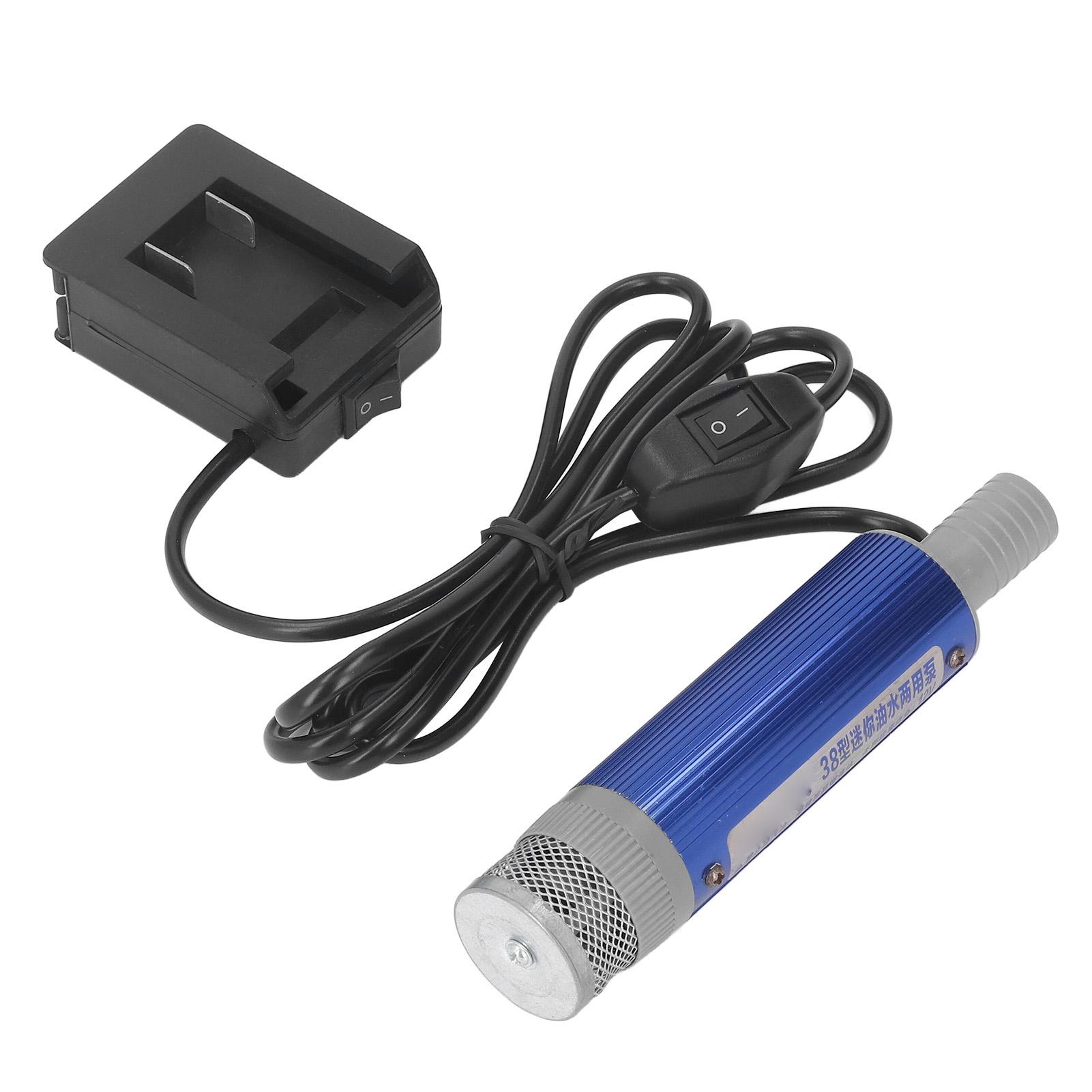 

Electric Submersible Pump Stainless Steel Good Sealing Mini Portable Water Oil Pump with Filter 12V